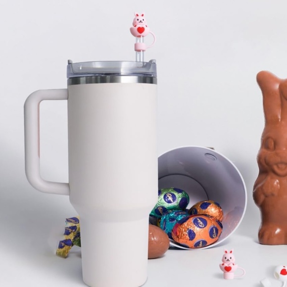 Set of 6 Easter Theme Stanley 10 mm Straw Toppers - Picture 4 of 5